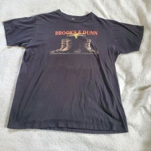 Brooks & Dunn Cowboy Town Vtg 2008 T-Shirt, Sz XL